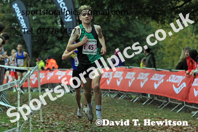 Senior Men, 2022 National Cross Country Relays, Berry Hill Park, Mansfield.  Photo: David T. Hewitson/Sports for All Pics